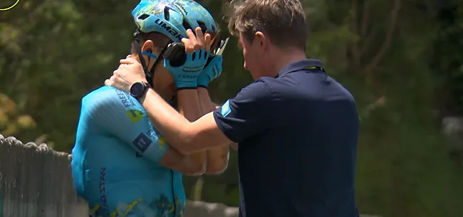 Toprenner in tranen na onverwachte opgave in Tour de France