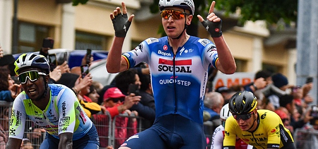 België boven! Merlier zorgt voor unicum in Giro d'Italia