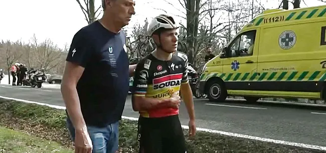 Evenepoel bedankt engelbewaarder na val: 'Een wonder'